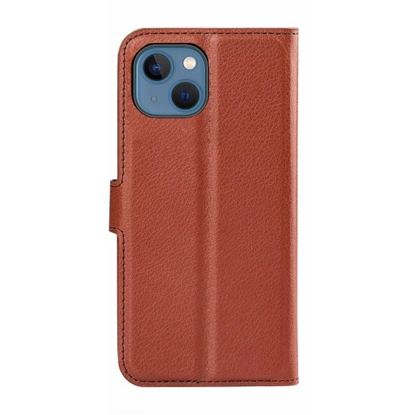 iPhone 15 Plus Fodral med Stativ Brun