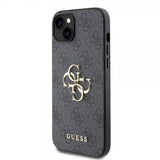 Guess iPhone 15 Plus Skal 4G Logo Grå