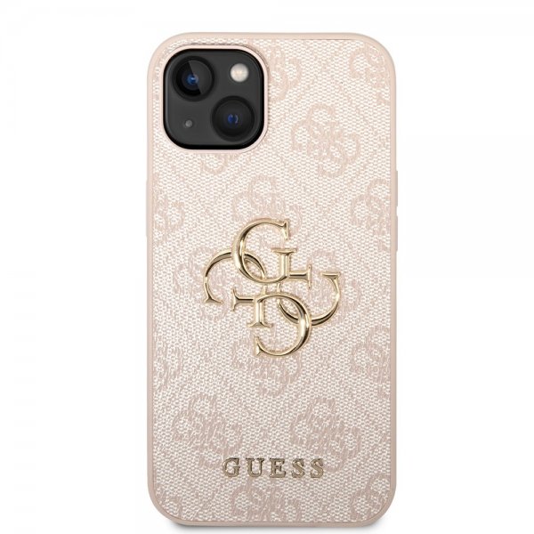 Guess iPhone 15 Plus Skal 4G Logo Rosa