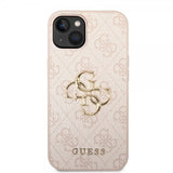 Guess iPhone 15 Plus Skal 4G Logo Rosa
