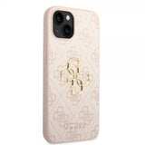 Guess iPhone 15 Plus Skal 4G Logo Rosa