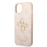 Guess iPhone 15 Plus Skal 4G Logo Rosa