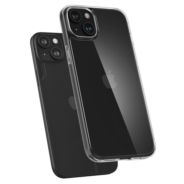 Spigen iPhone 15 Plus Skal Air Skin Hybrid Crystal Clear