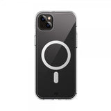 Xqisit iPhone 15 Plus Skal Antishock Case MagSafe Transparent