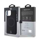 Mercedes Benz iPhone 15 Plus Skal Bicolor MagSafe Svart