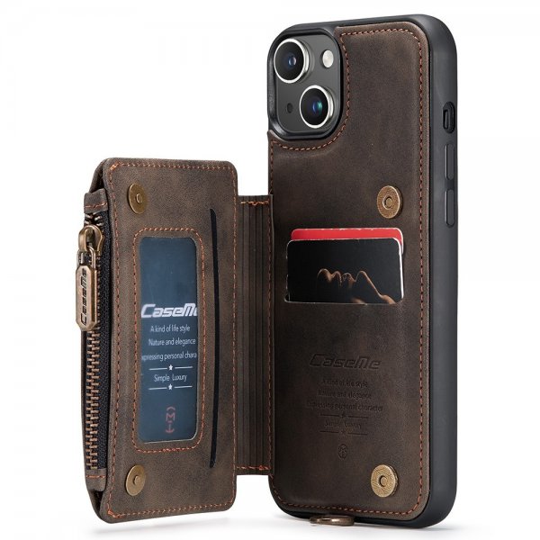 CaseMe iPhone 15 Plus Skal C20 Series Kaffe