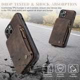 CaseMe iPhone 15 Plus Skal C20 Series Kaffe