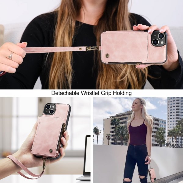CaseMe iPhone 15 Plus Skal C20 Series Rosa