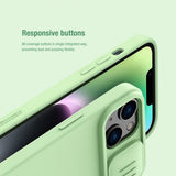 Nillkin iPhone 15 Plus Skal CamShield Silky Blå