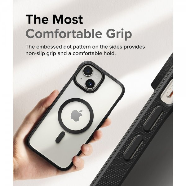 Ringke iPhone 15 Plus Skal Fusion Bold Magnetic Matte Black
