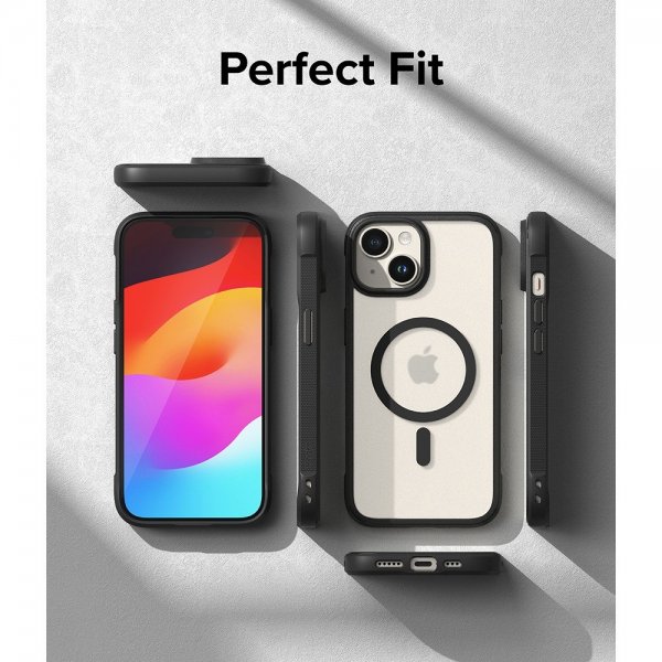 Ringke iPhone 15 Plus Skal Fusion Bold Magnetic Matte Black