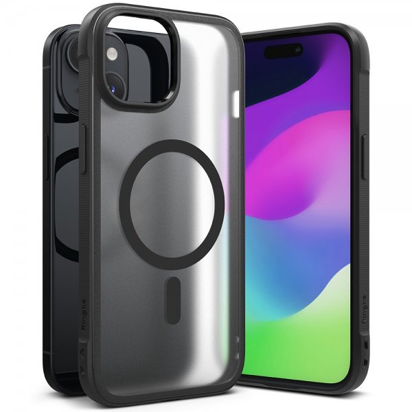 Ringke iPhone 15 Plus Skal Fusion Bold Magnetic Matte Black