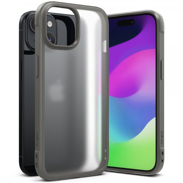 Ringke iPhone 15 Plus Skal Fusion Bold Matte Gray