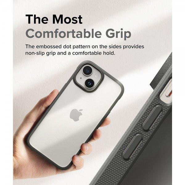 Ringke iPhone 15 Plus Skal Fusion Bold Matte Gray