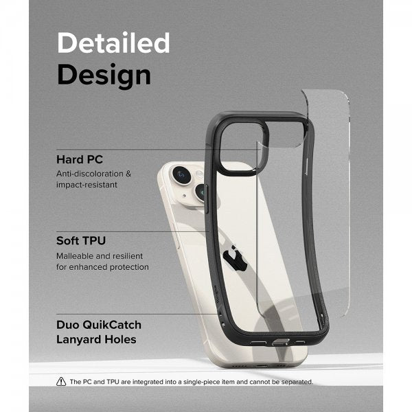 Ringke iPhone 15 Plus Skal Fusion Bold Svart