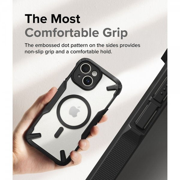 Ringke iPhone 15 Plus Skal Fusion X Magnetic Matte Black