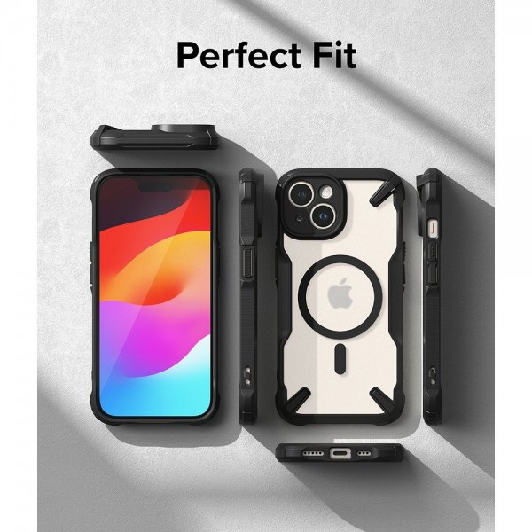 Ringke iPhone 15 Plus Skal Fusion X Magnetic Matte Black