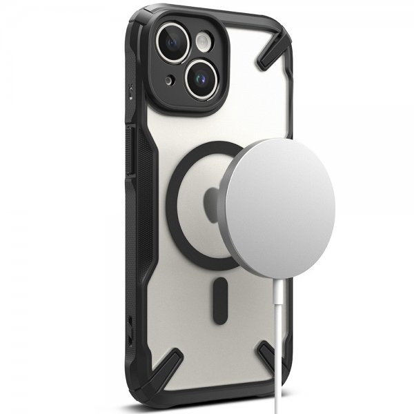 Ringke iPhone 15 Plus Skal Fusion X Magnetic Matte Black