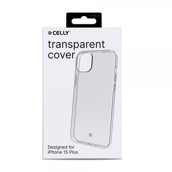 Celly iPhone 15 Plus Skal GELSKIN Transparent