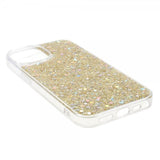 iPhone 15 Plus Skal Glitterpaljetter Guld