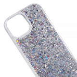 iPhone 15 Plus Skal Glitterpaljetter Silver