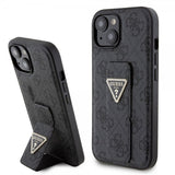 Guess iPhone 15 Plus Skal Grip Stand Function Svart