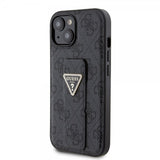 Guess iPhone 15 Plus Skal Grip Stand Function Svart
