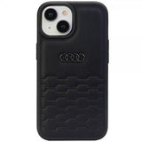 Audi iPhone 15 Plus Skal GT Synthetic Leather Svart