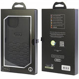 Audi iPhone 15 Plus Skal GT Synthetic Leather Svart