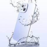 X-Level iPhone 15 Plus Skal Härdat Glas Blå