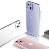 X-Level iPhone 15 Plus Skal Härdat Glas Blå