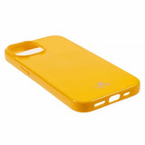 Mercury iPhone 15 Plus Skal Jelly Glitter Gul