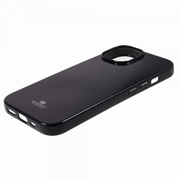 Mercury iPhone 15 Plus Skal Jelly Glitter Svart