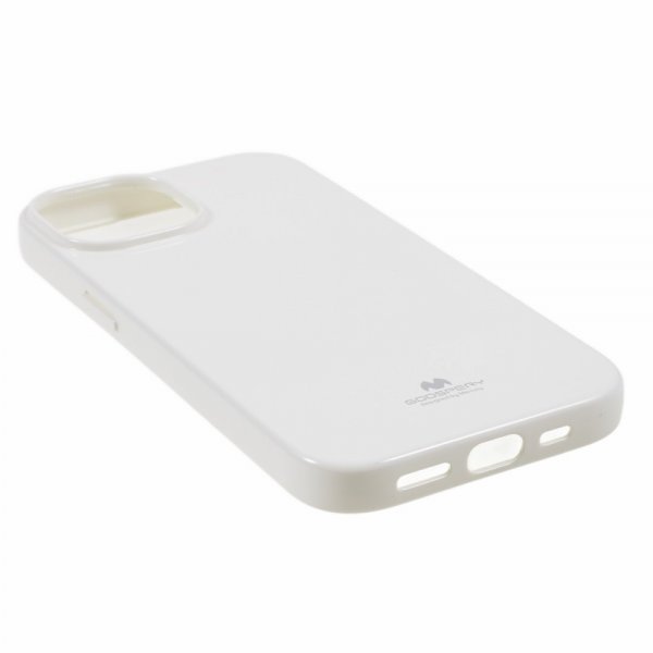 Mercury iPhone 15 Plus Skal Jelly Glitter Vit