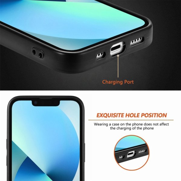 iPhone 15 Plus Skal Kamouflage Grön