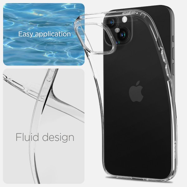 Spigen iPhone 15 Plus Skal Liquid Crystal Crystal Clear