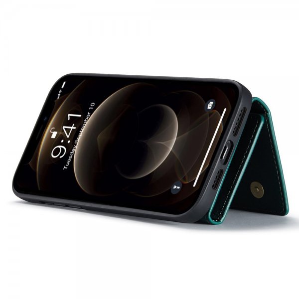 Dg.Ming iPhone 15 Plus Skal M1 Series Löstagbar Korthållare Grön