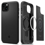 Spigen iPhone 15 Plus Skal Mag Armor MagFit Matte Black