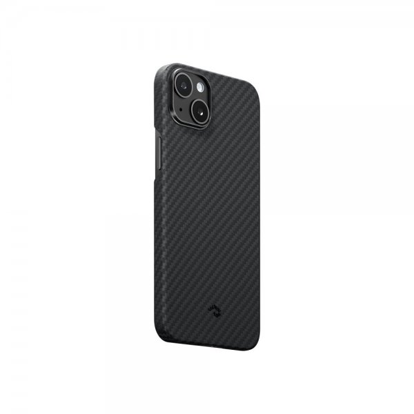 Pitaka iPhone 15 Plus Skal MagEZ Case 4 Black/Grey Twill