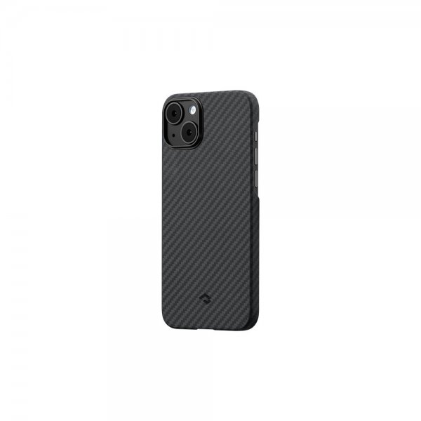 Pitaka iPhone 15 Plus Skal MagEZ Case 4 Black/Grey Twill