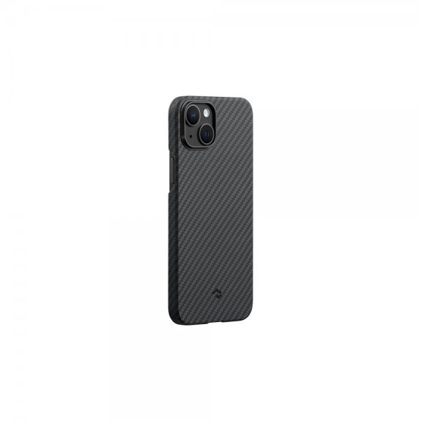 Pitaka iPhone 15 Plus Skal MagEZ Case 4 Black/Grey Twill