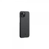 Pitaka iPhone 15 Plus Skal MagEZ Case 4 Black/Grey Twill