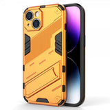 iPhone 15 Plus Skal med Stativ Orange