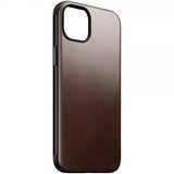 Nomad iPhone 15 Plus Skal Modern Leather Case Horween Rustic Brown