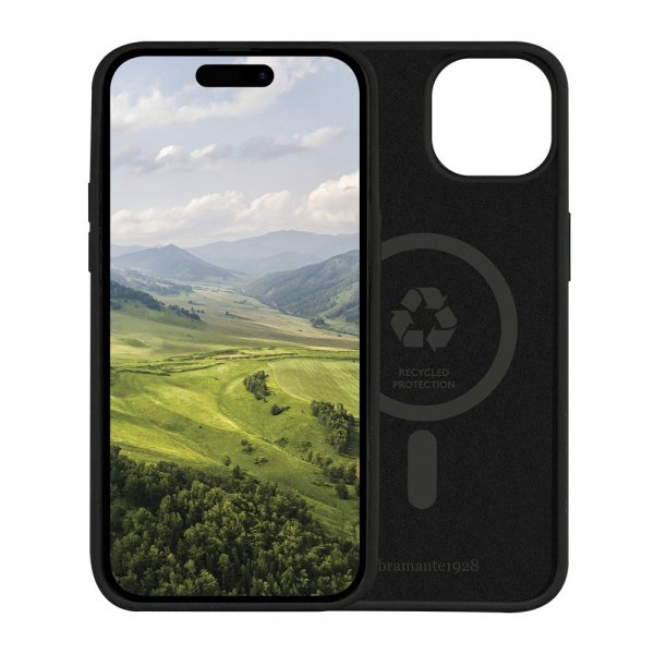 dbramante1928 iPhone 15 Plus Skal Monaco MagSafe Night Black