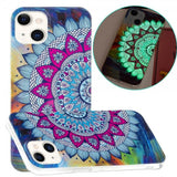 iPhone 15 Plus Skal Motiv Blå Mandala