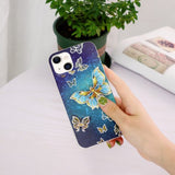 iPhone 15 Plus Skal Motiv Glitterfjärilar