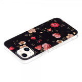 iPhone 15 Plus Skal Motiv Rosor Svart