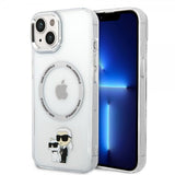 Karl Lagerfeld iPhone 15 Plus Skal NFT Karl & Choupette Transparent