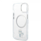 Karl Lagerfeld iPhone 15 Plus Skal NFT Karl & Choupette Transparent